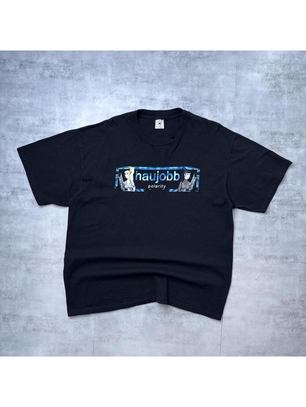 Y2K Haujobb Polarity Electronic Band Industrial T Shirt